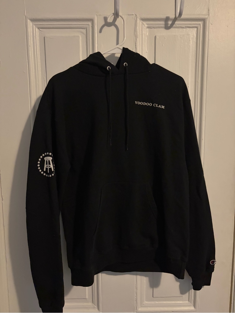 Call Her Daddy Champion Black 'Voodoo Clam' Hooded Sweatshirt